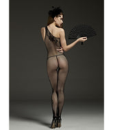 Rimes Crotchless One Shoulder Womens Bodystocking Her Fetish